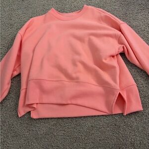 American Eagle Outfitters Pink Crewneck Pullover